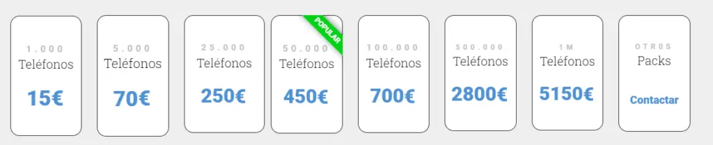 precios verificar telefonos