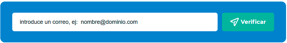formulario verificar emails